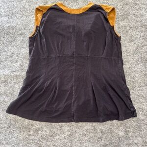 Marani Two Toned Sleeveless Full Length Blouse